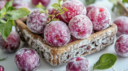 A winter favorite. Imagine the bitter sweet cranberries with a fresh blanket of snow.